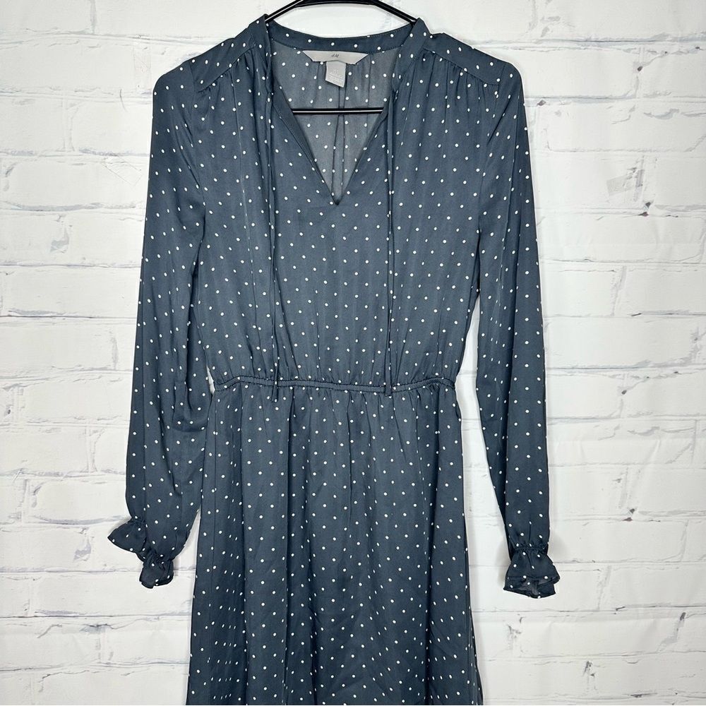 H&M gray polka dot size 4 dress